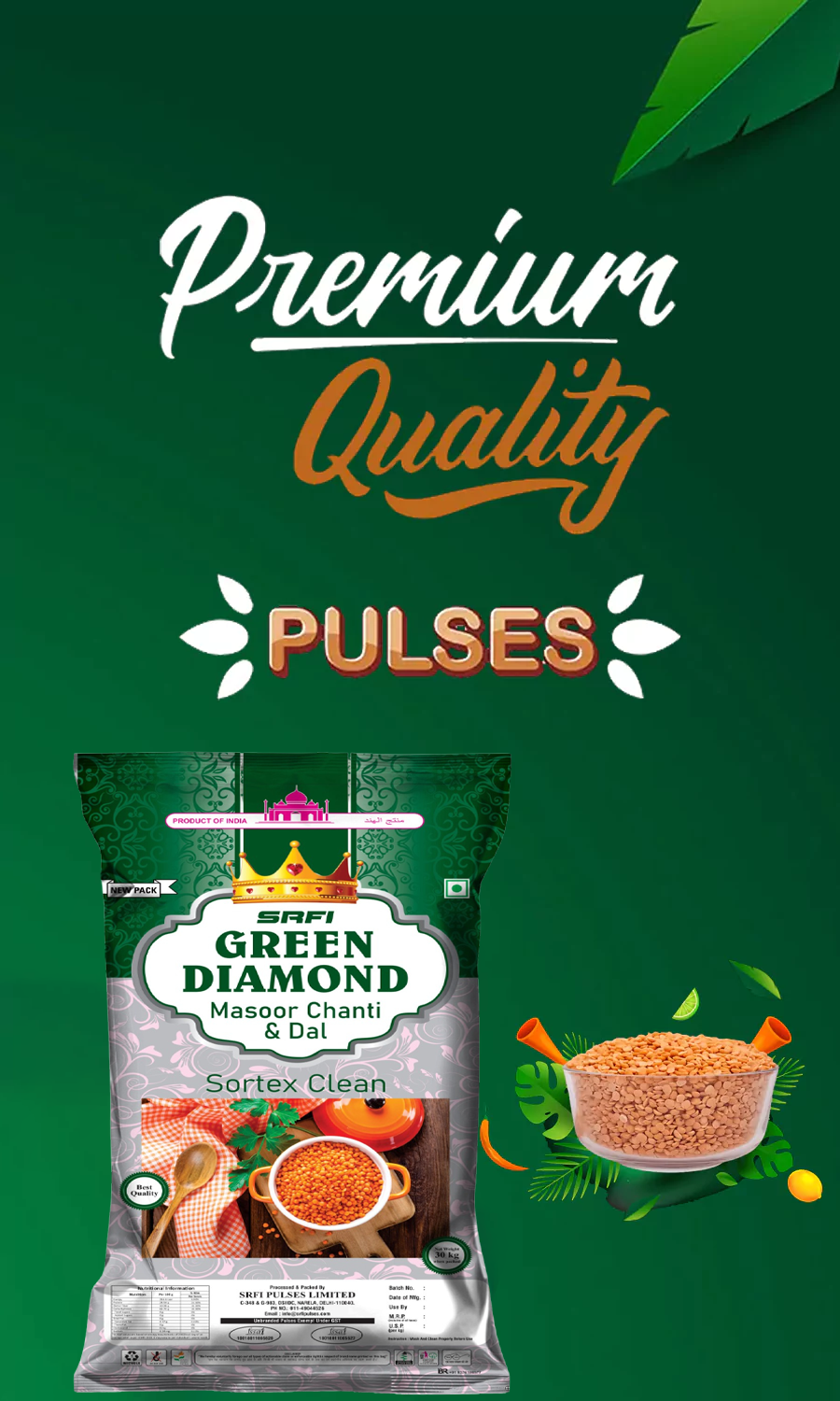 Masoor Chhanti pulses, Masoor medium pulses, masoor malka pulses, Bold Malka pulses, moong dhowa pulses, Masoor Diamond pulses, Masoor Sabut pulses, Masoor Barik pulses, Masoor Chhanti Dal, Masoor medium Dal, masoor malka Dal, Masoor Chhanti Dal in Delhi